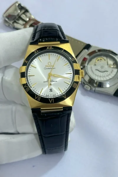 ساعة اوميقا رجالي جلد