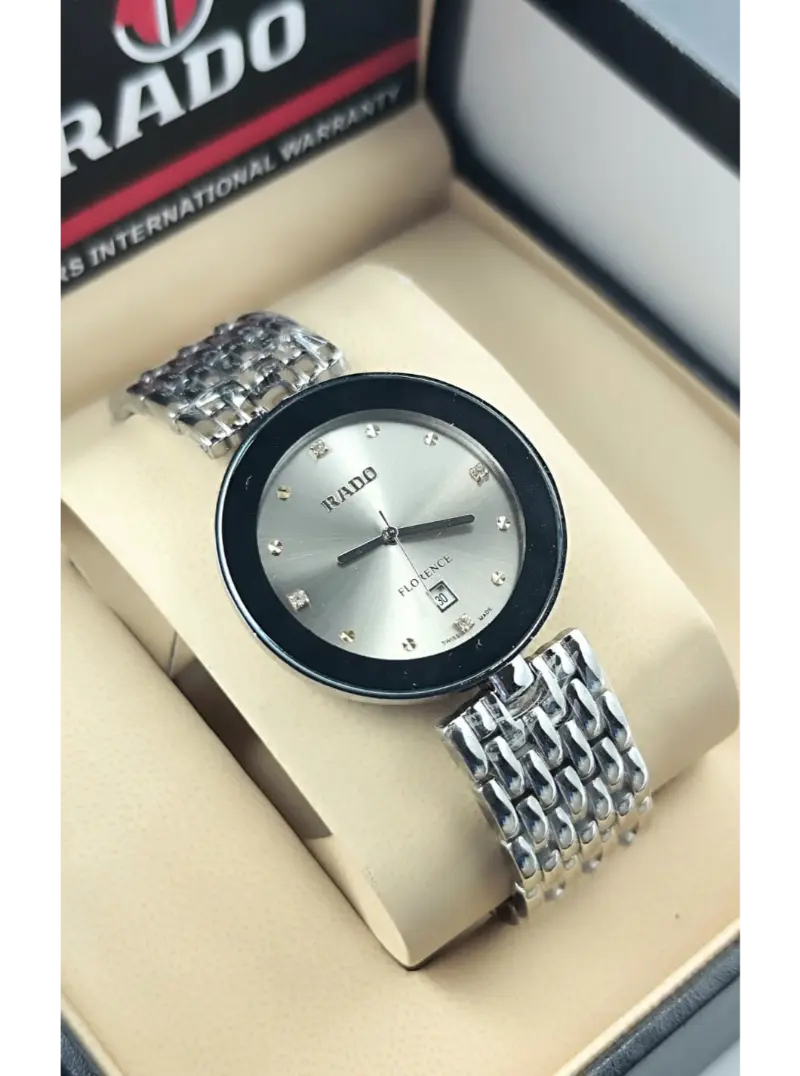 ساعة رادو فلورنس فضي رجالي