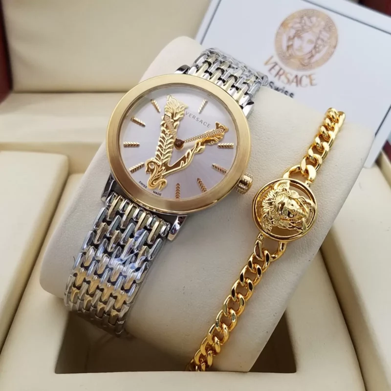 طقم ساعة واسوارة ماركة فرزاتشي