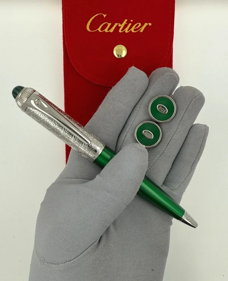 قلم وكبك رجالي ماركه كارتير