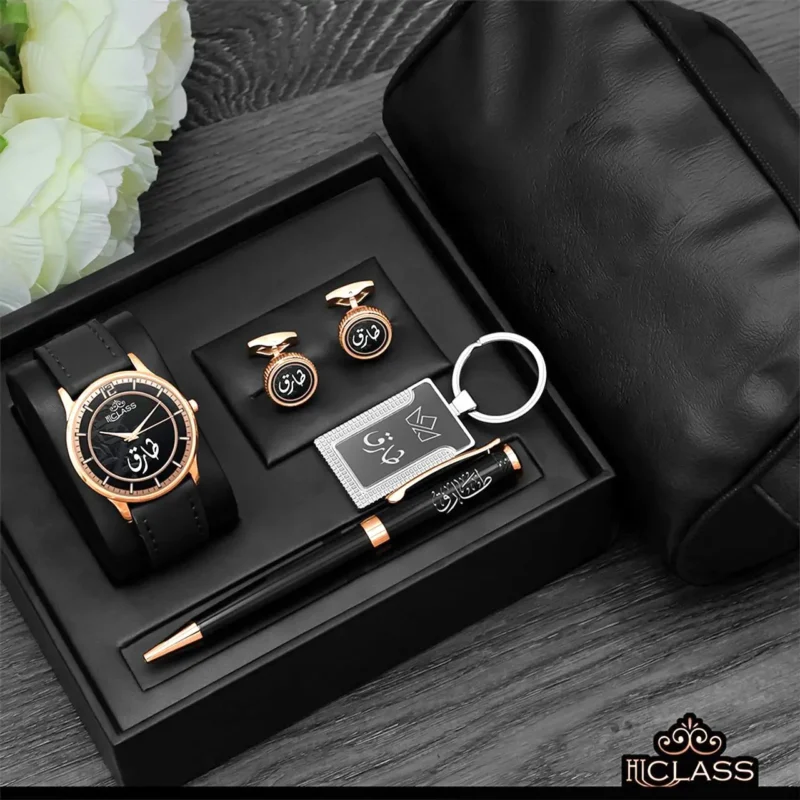 إكسسوارات طقم رجالي بالاسم