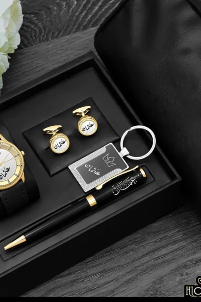 اطقم هدايا رجاليه بالاسم