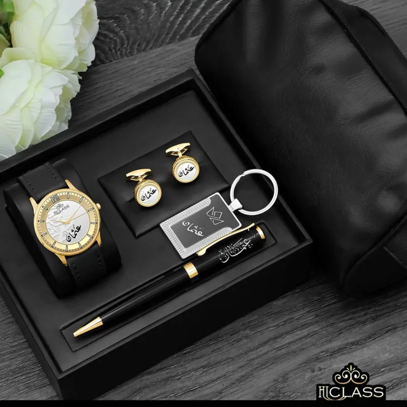 اطقم هدايا رجاليه بالاسم