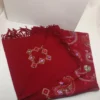 شال كشميري نسائي احمر