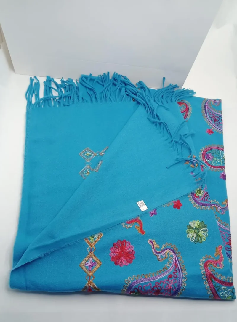 شال كشميري نسائي ثقيل شتوي