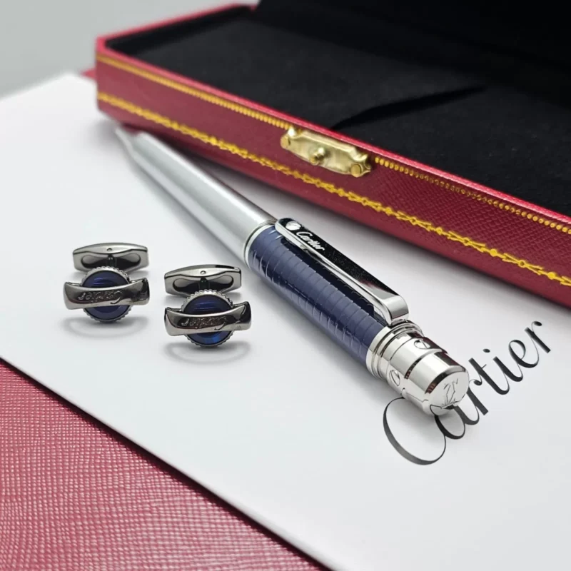 طقم كارتير قلم وكبك تصميم كلاسيكي