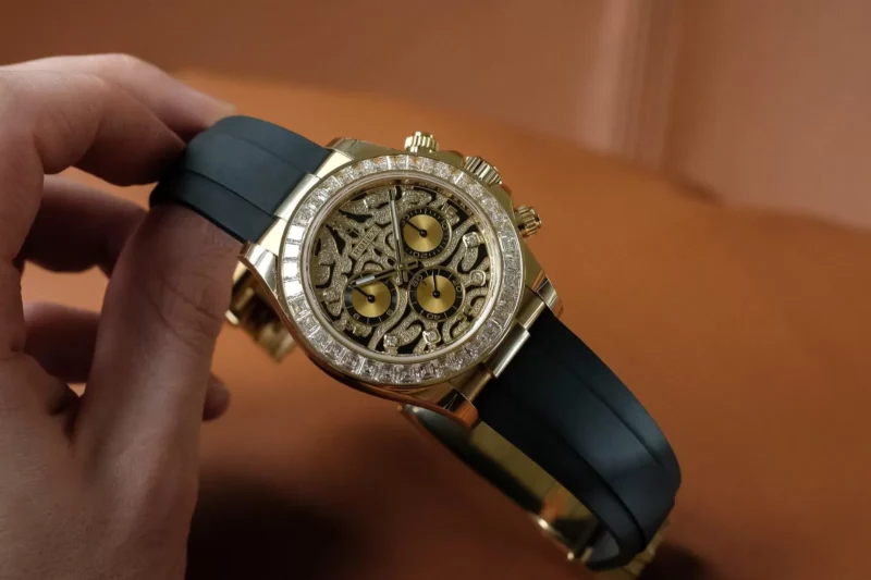 ساعة رولكس رجالي فصوص