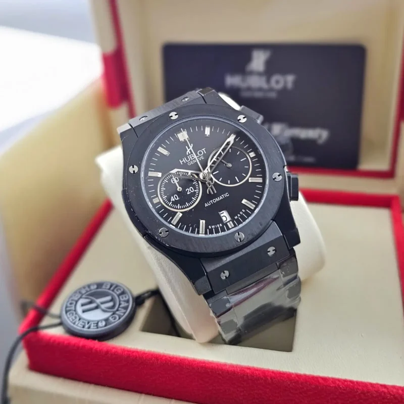 ساعه هوبلت معدن اسود