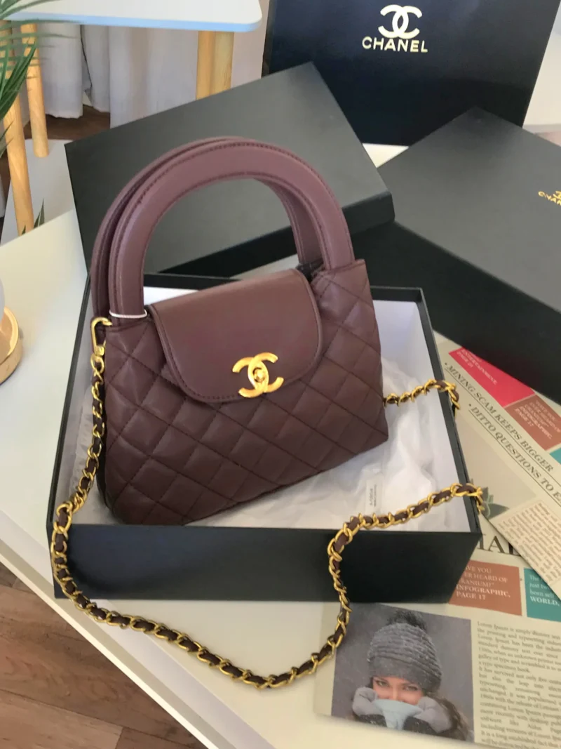 شنطة شانيل برغندي