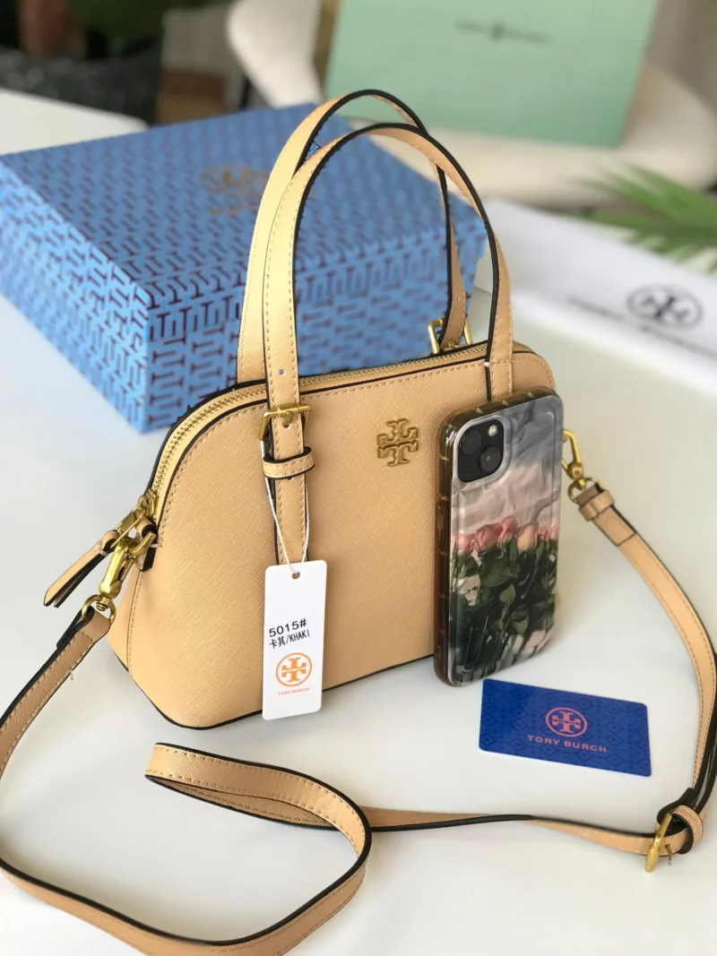 شنطة جلد بيج توري بورش