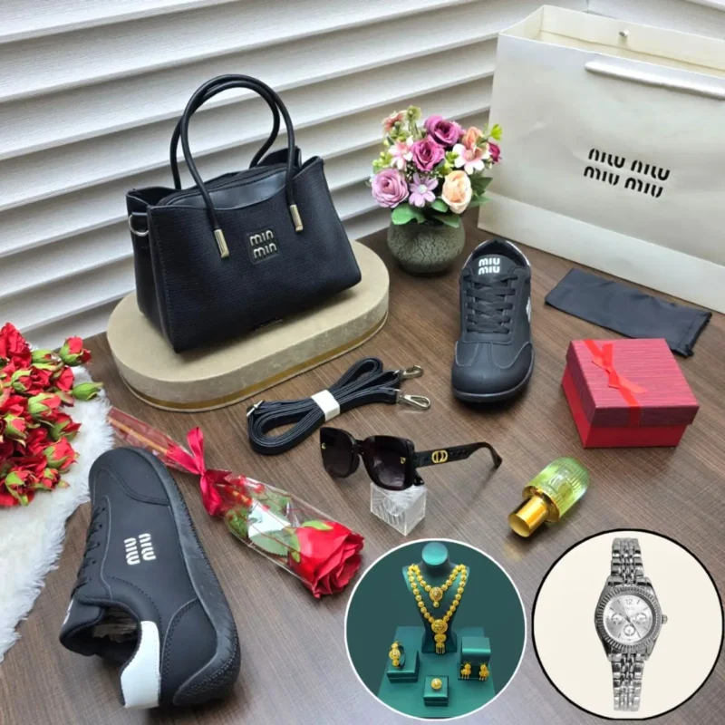 طقم شوز وشنطة ماركة Miu Miu