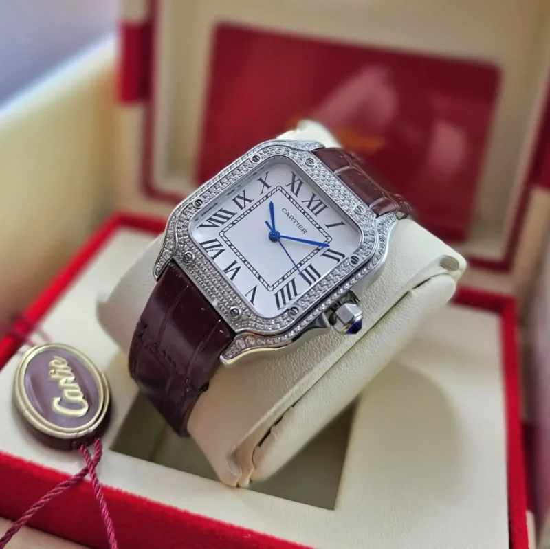 ساعة كارتير نسائي جلد