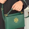 شنطة توري بورش جلد اخضر