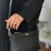 شنطة دكني جلد اسود