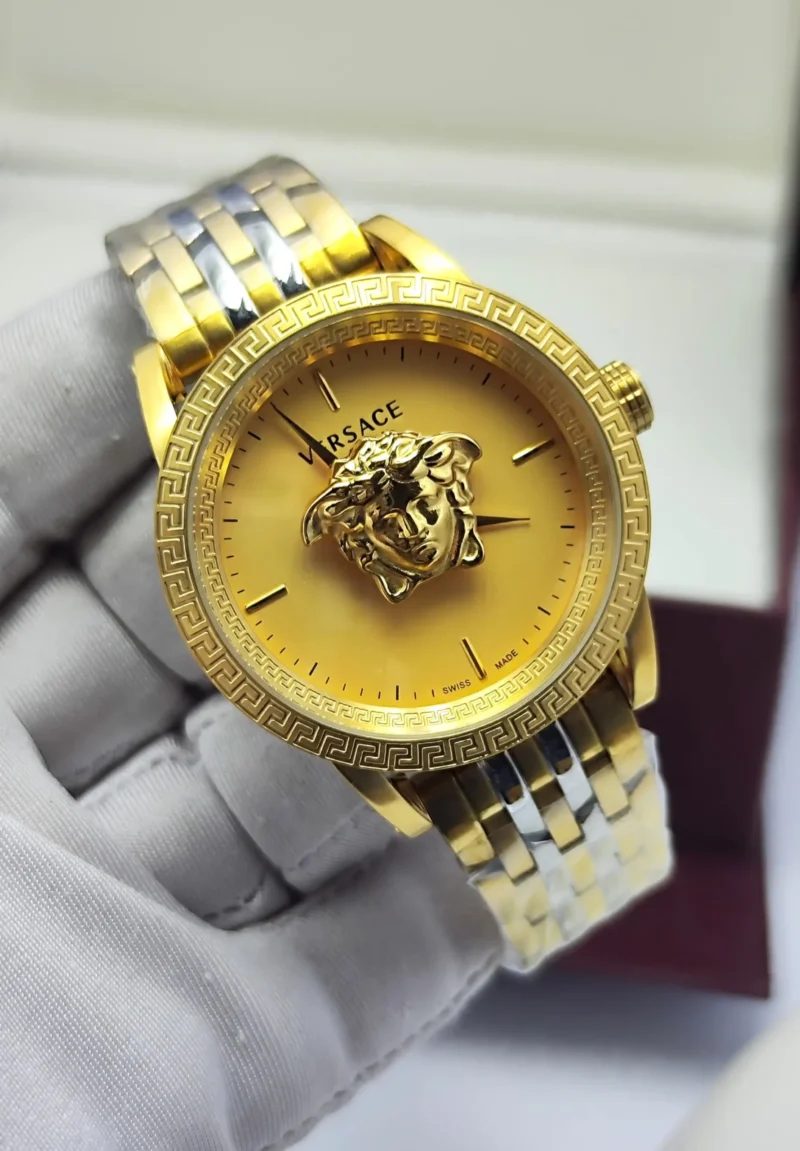 ساعه فرزاتشي مينا ذهبي رجالي