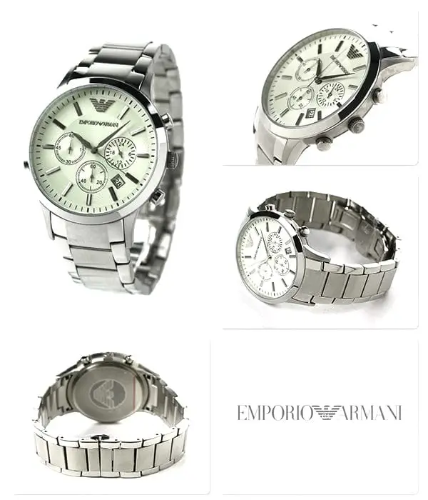 ساعة ارماني رجالي سيراميك