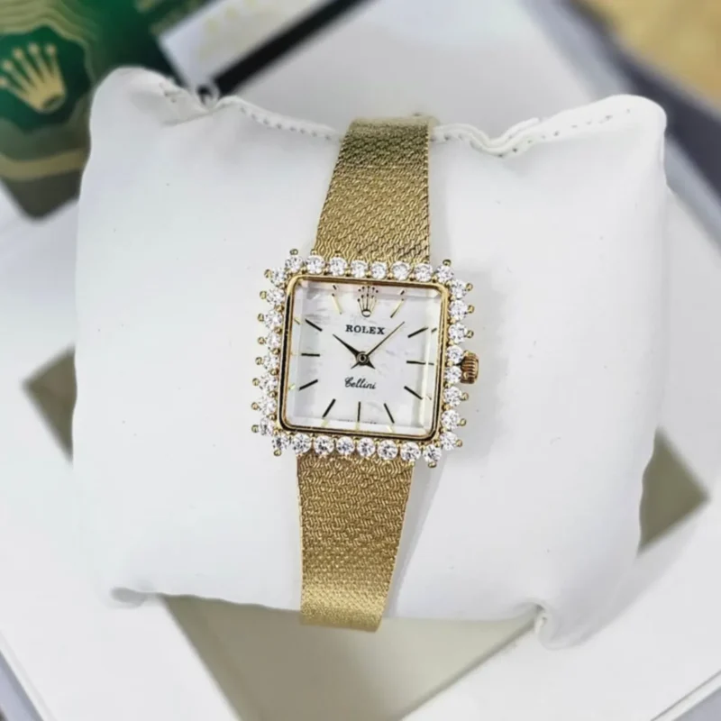 ساعة رولكس ذهبي نسائي