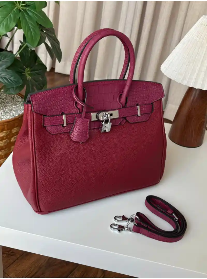 شنطة بيركن هرمز احمر