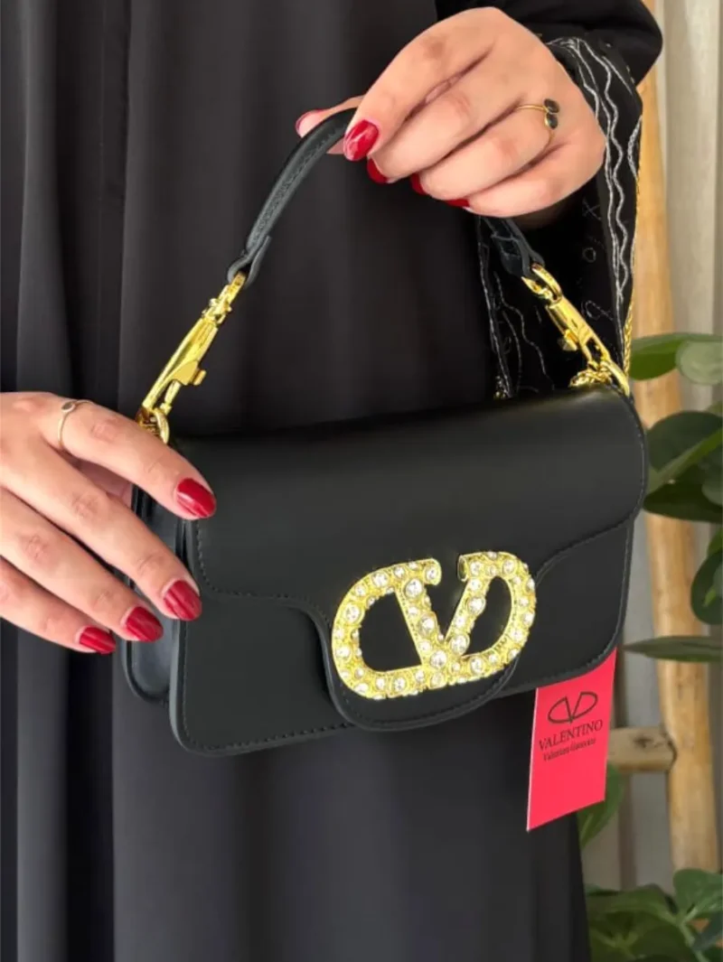 شنطة فالنتينو سوداء صغيره