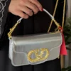 شنطه فالنتينو فضيه