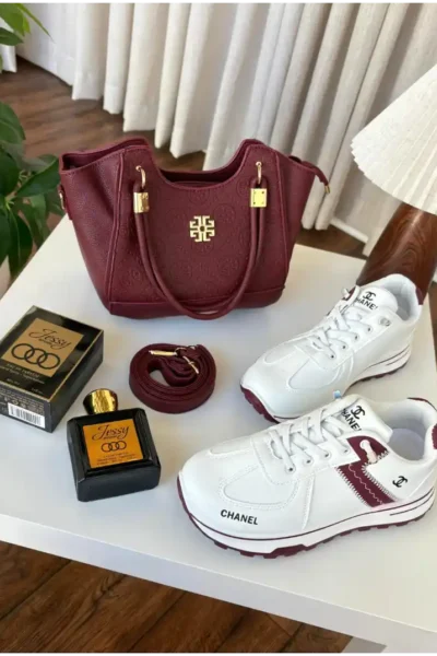 طقم شنطة براند توري بورش مع شوز