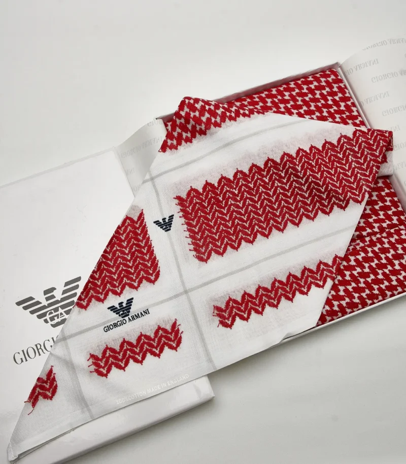 شماغ ارماني احمر