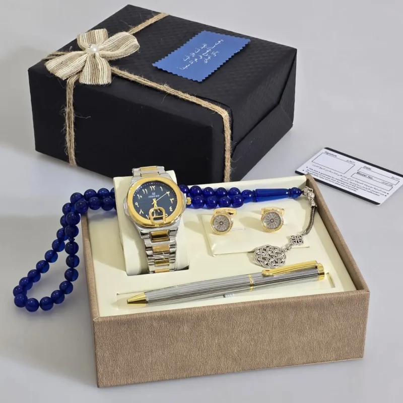 ساعه وقلم وكبك هديه