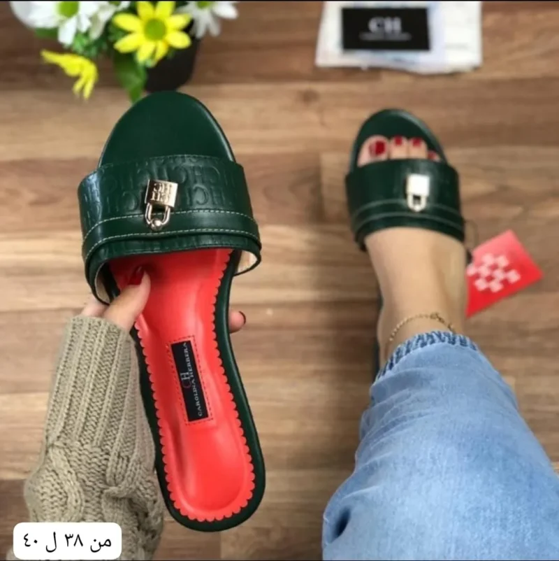 سليبر اخضر نسائي