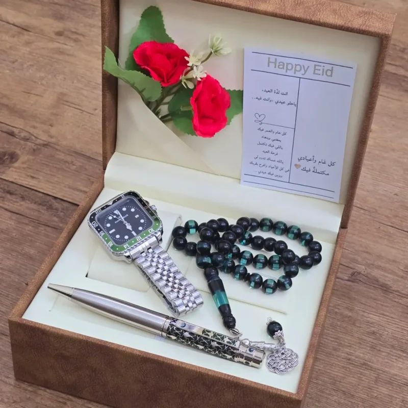 طقم رجالي ساعة وقلم