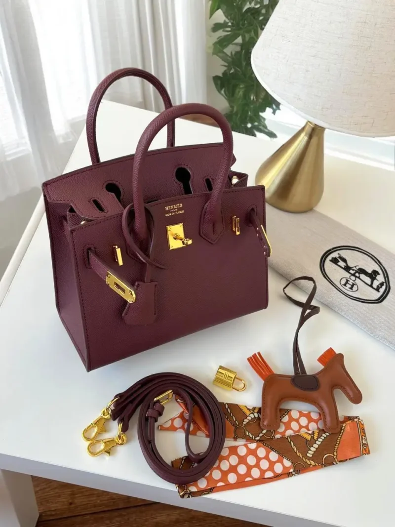 شنطه ايرميز بيركن عنابي