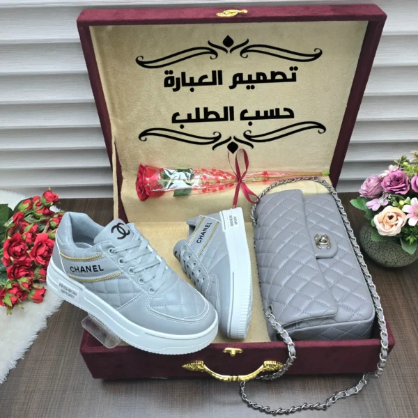 شنطه وشوز طقم ماركه شانيل