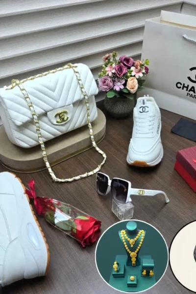 شنطة وشوز طقم شانيل