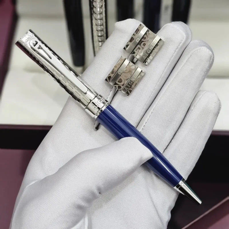 قلم اقنر فضي وكحلي