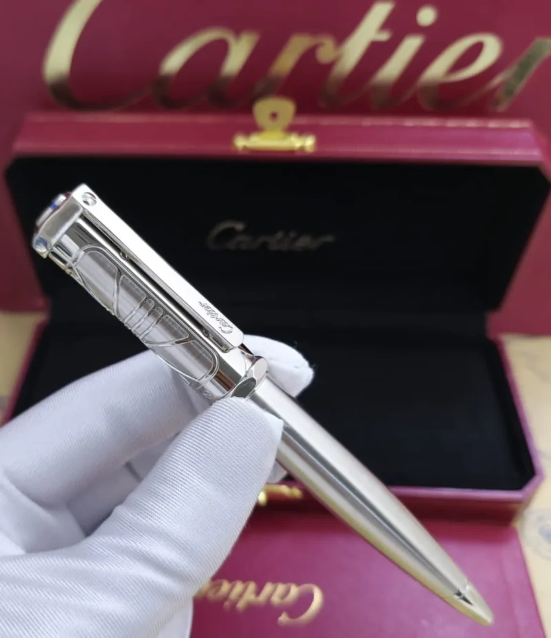 قلم لون فضي كارتير