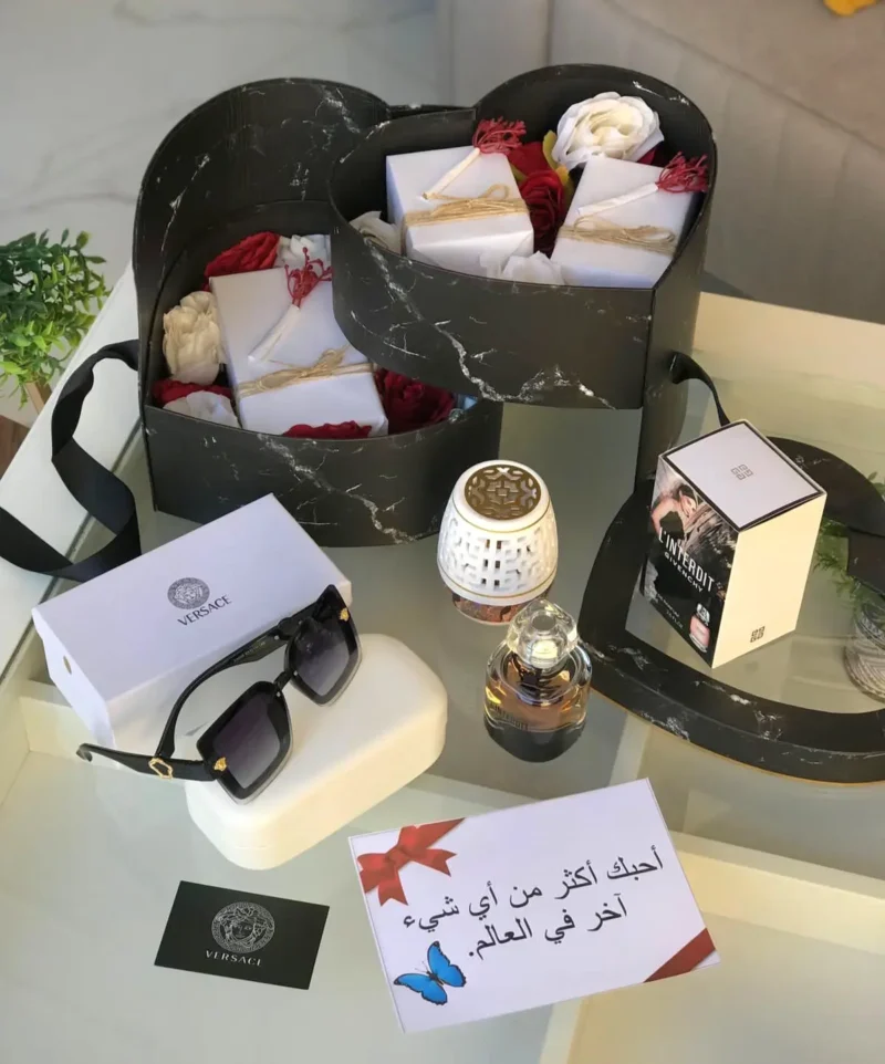 بوكس شكل قلب هدية