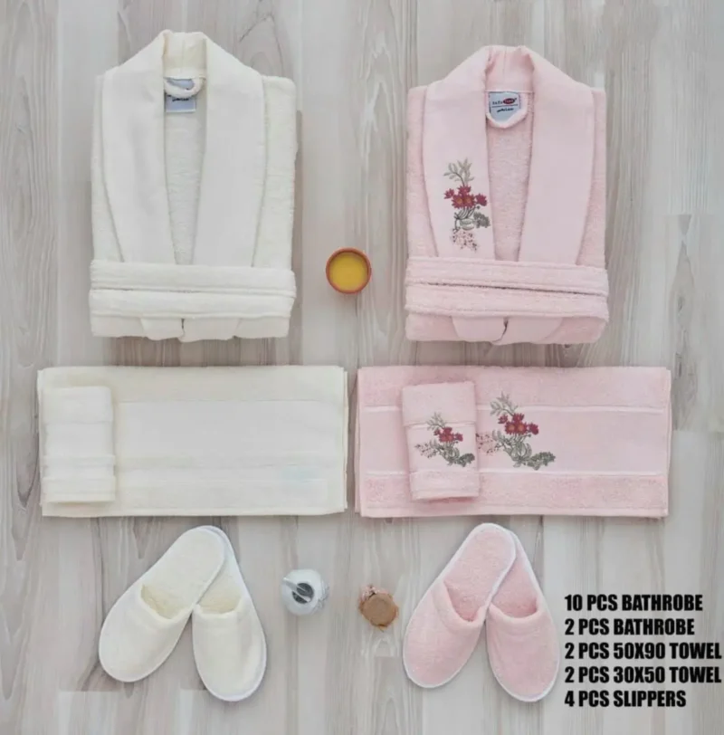 طقم روب استحمام للعرائس
