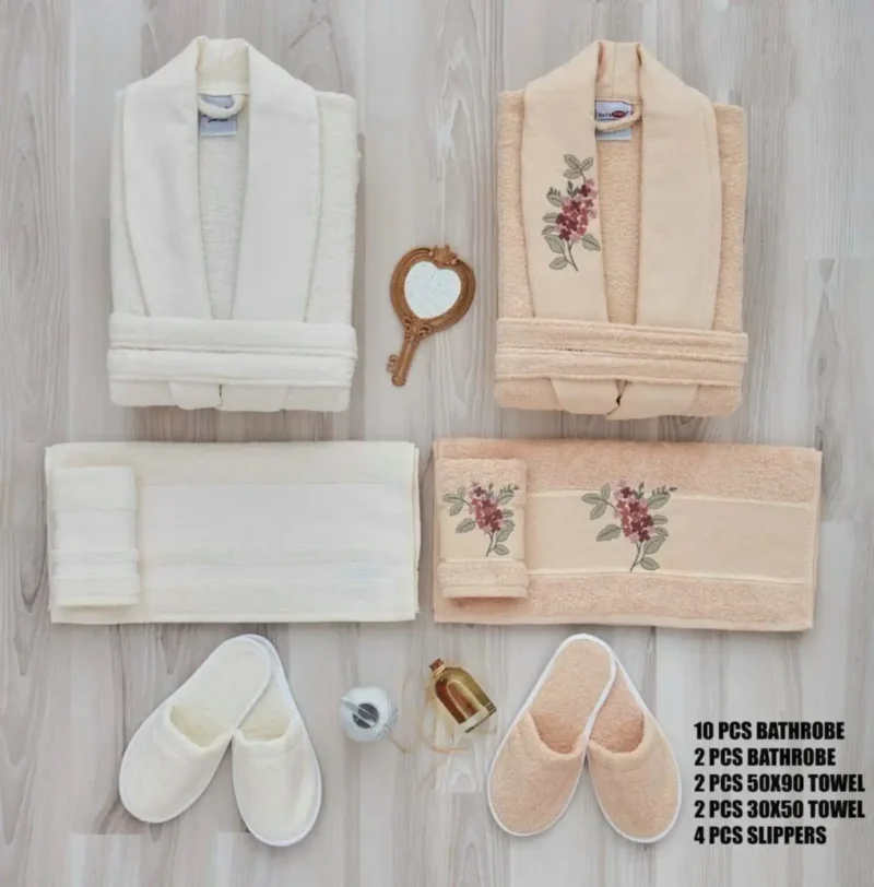 طقم روب حمام للعرسان