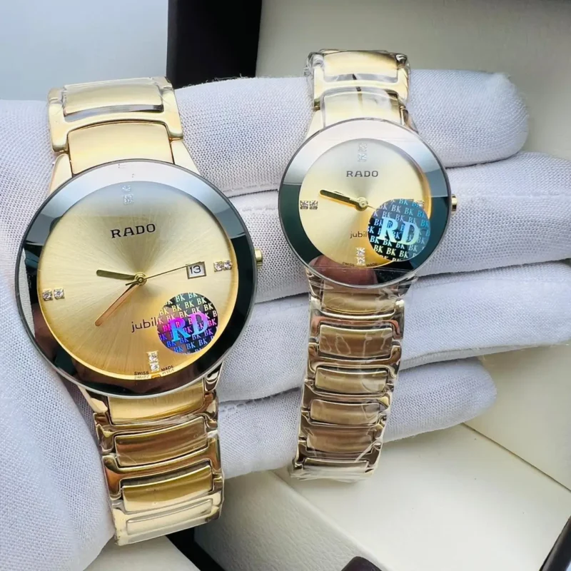 ساعات رجالي ونسائي طقم