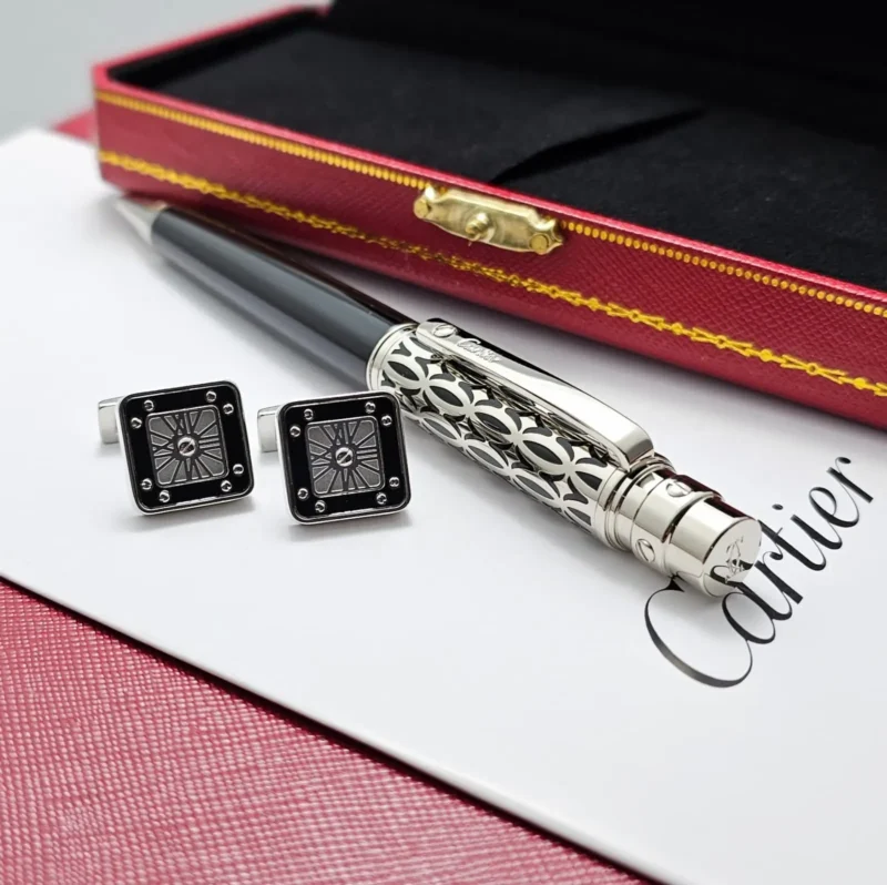 قلم كارتير اسود مع كبك