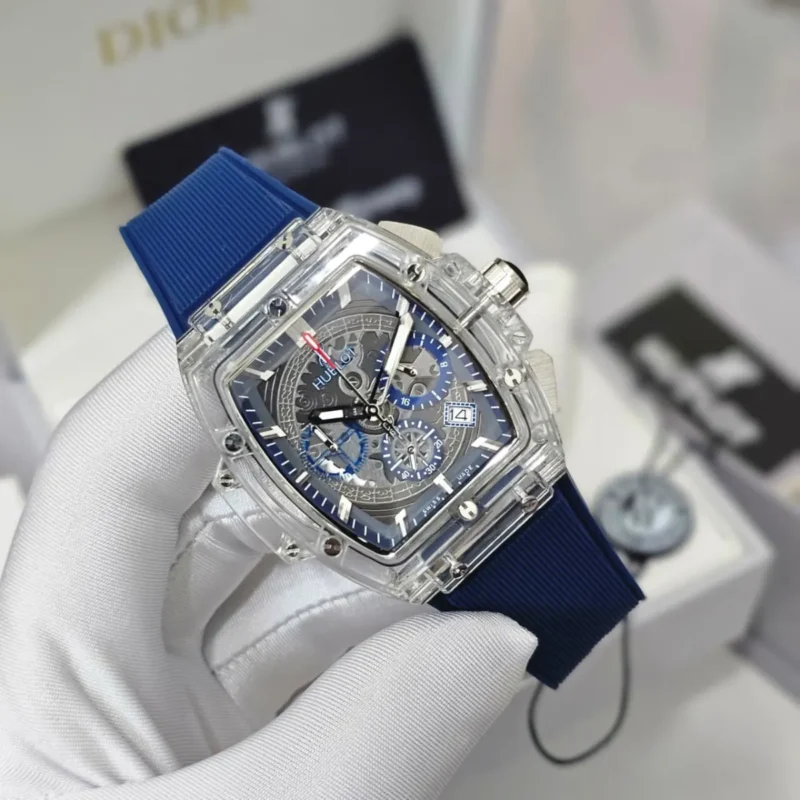 ساعة هوبلت رجالي كحلي