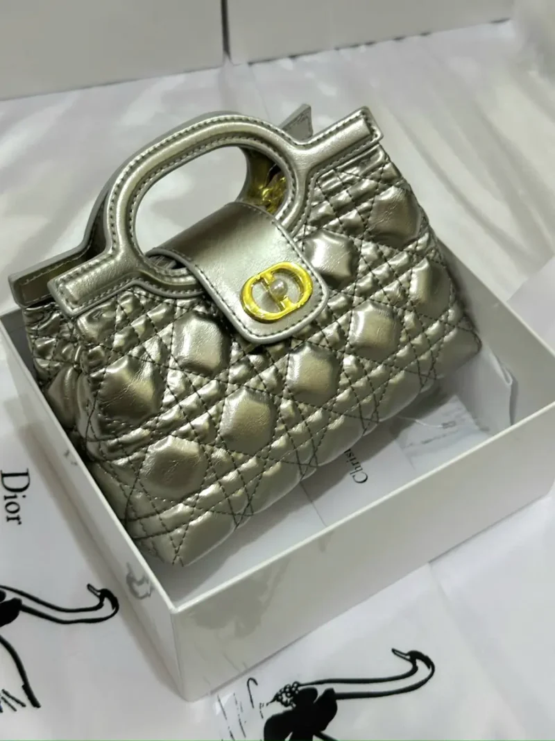 شنط ديور لون فضي