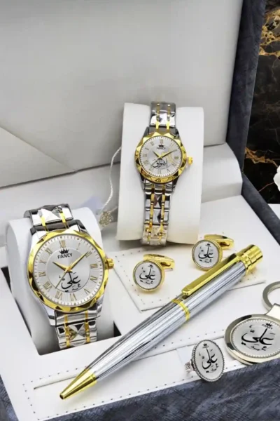 طقم هدية ساعات بالاسم