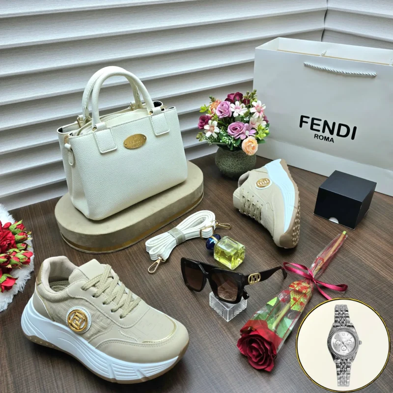 أحدث موديلات فندي شنطة وشوز