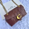 شنطه كوتش جلد عنابيه