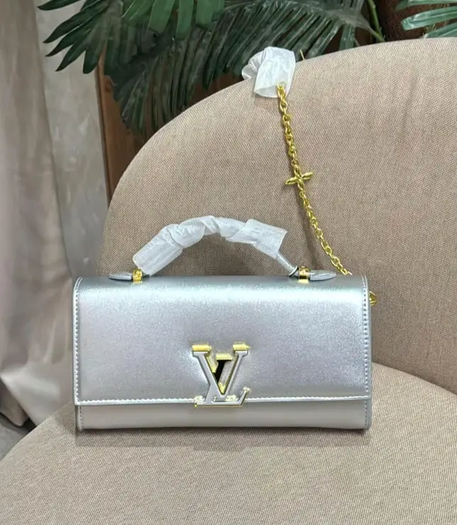 شنطه لويس فيتون فضي