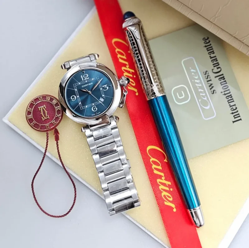 طقم ساعة وقلم كارتير