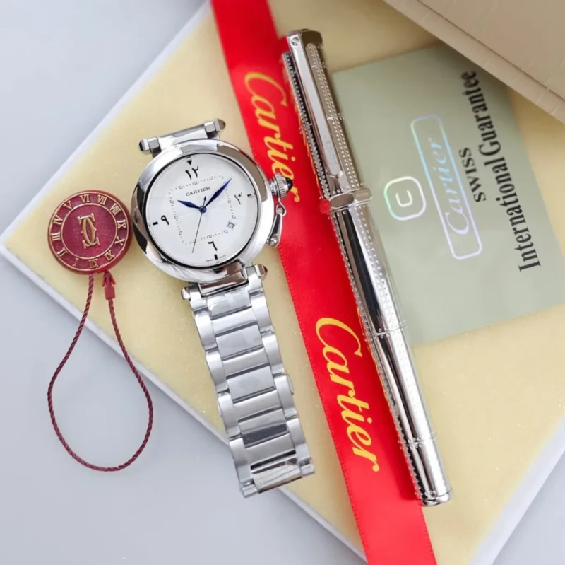 قلم وساعة ماركة كارتير طقم