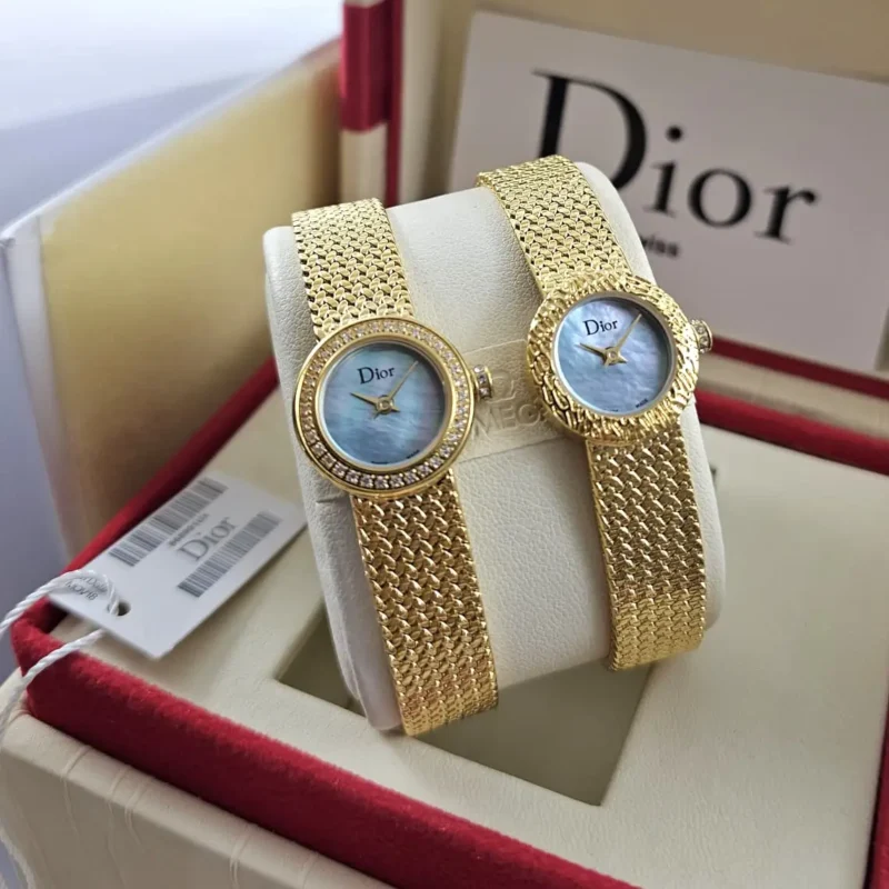 ساعات ديور ذهبيه نسائيه