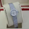 ساعة ديور نسائي لون فضي