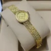 ساعه ديور ذهبي صغيره